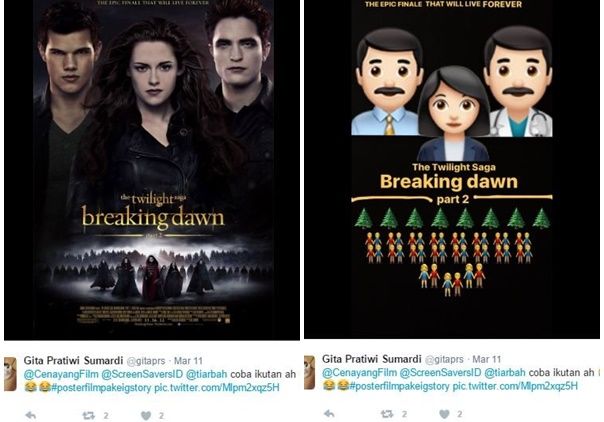 15 Poster Film yang Didesain Ulang Jadi Imut Pakai Emoji, Gemas!