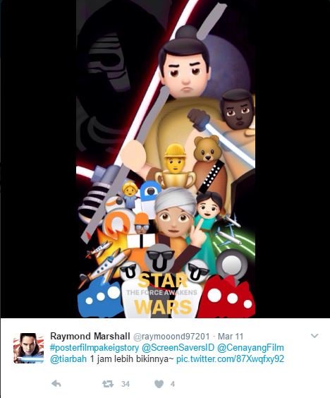 15 Poster Film yang Didesain Ulang Jadi Imut Pakai Emoji, Gemas!