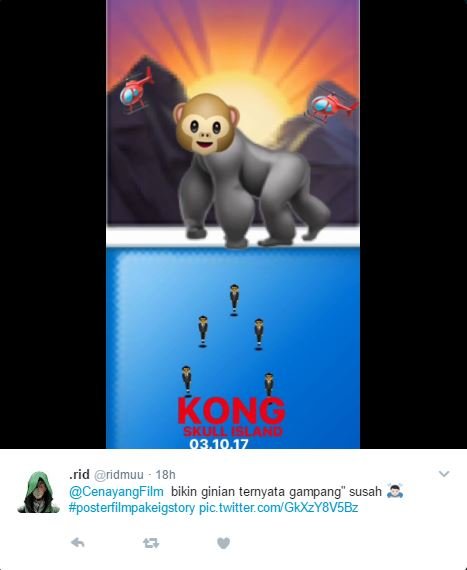 15 Poster Film yang Didesain Ulang Jadi Imut Pakai Emoji, Gemas!