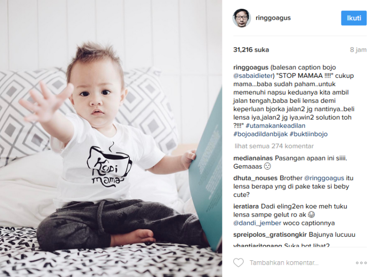 Negosiasi Via Foto Bjorka di Instagram Gagal. Saatnya Ringgo Memilih: Beli Lensa atau Keliling Dunia