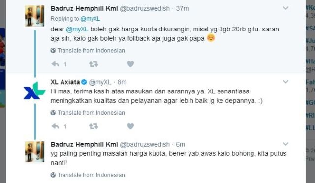 Provider XL Ikut Kena Bully Juga, Padahal Niat Awalnya Mau Ngejekin Telkomsel, Duh Malunya Si Admin