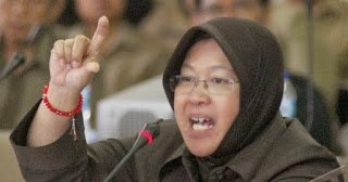 Walikota Surabaya Tri Rismaharini 