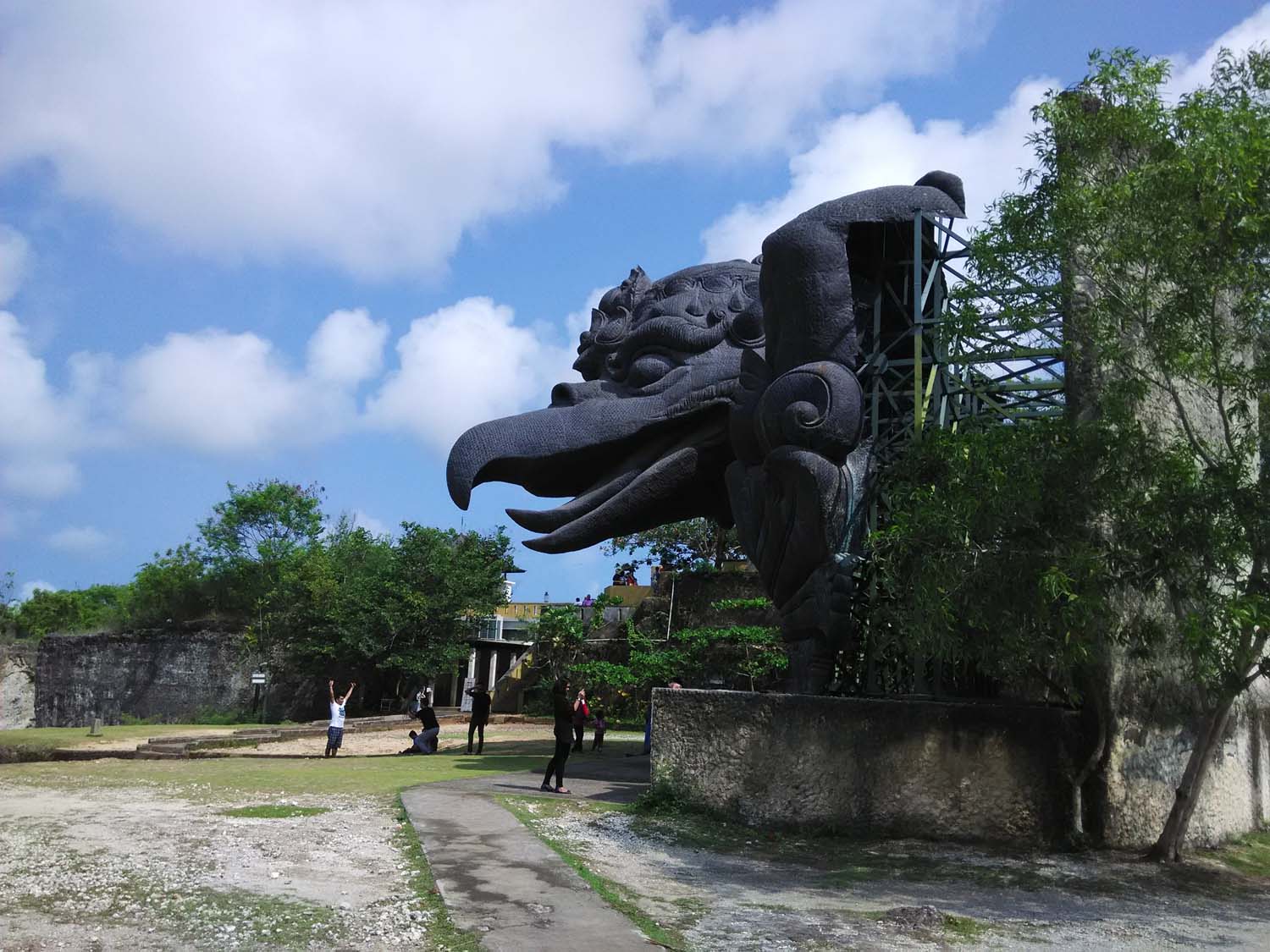 Garuda Wisnu Kencana Culture Park Dari Ketinggian Bukit Ungasan