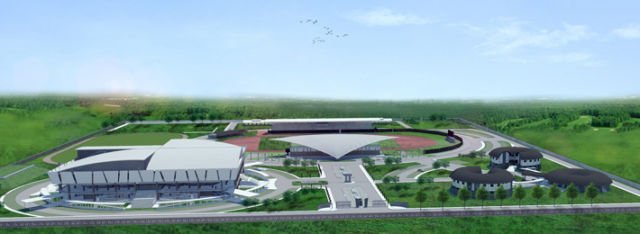 desain Mimika Sport Complex