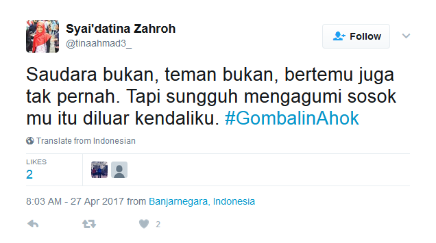 6 Bulan Lagi Ditinggal, Netizen Udah Mulai Ngegombal ke Ahok. Tagar #GombalinAhok pun Bertebaran