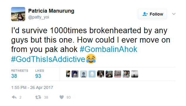 6 Bulan Lagi Ditinggal, Netizen Udah Mulai Ngegombal ke Ahok. Tagar #GombalinAhok pun Bertebaran