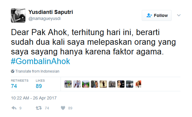 6 Bulan Lagi Ditinggal, Netizen Udah Mulai Ngegombal ke Ahok. Tagar #GombalinAhok pun Bertebaran