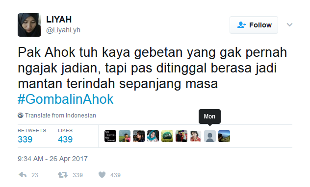 6 Bulan Lagi Ditinggal, Netizen Udah Mulai Ngegombal ke Ahok. Tagar #GombalinAhok pun Bertebaran