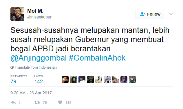 6 Bulan Lagi Ditinggal, Netizen Udah Mulai Ngegombal ke Ahok. Tagar #GombalinAhok pun Bertebaran