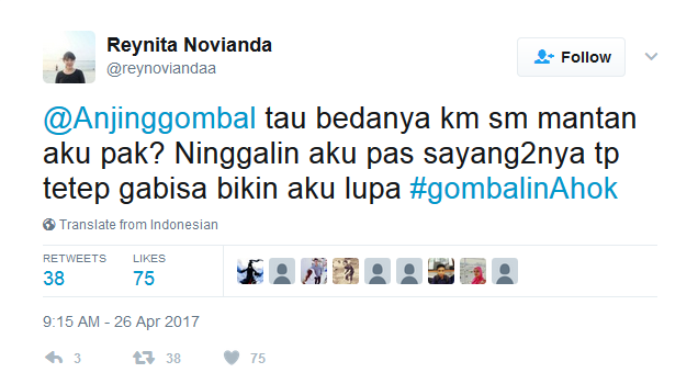 6 Bulan Lagi Ditinggal, Netizen Udah Mulai Ngegombal ke Ahok. Tagar #GombalinAhok pun Bertebaran