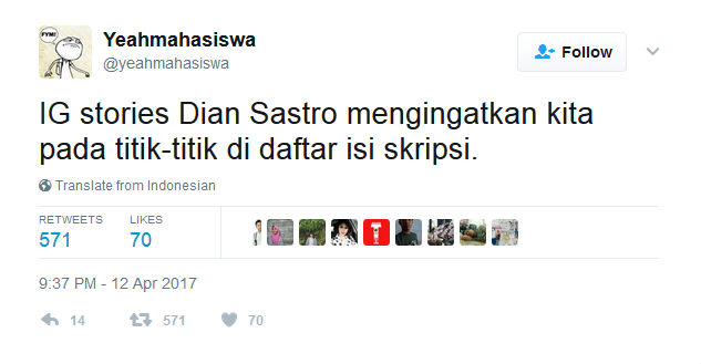 22 Reaksi Kocak Netizen ke Postingan IG Stories Dian Sastro yang Udah Kayak Titik-Titik Soal Ujian