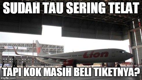 20 Meme Ini Mewakili Derita Penumpang Lion Air yang Serasa Naik Angkot, Ngetem Dulu Sebelum Terbang