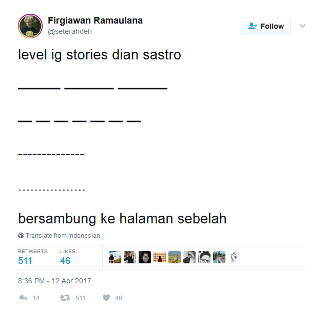 22 Reaksi Kocak Netizen ke Postingan IG Stories Dian Sastro yang Udah Kayak Titik-Titik Soal Ujian