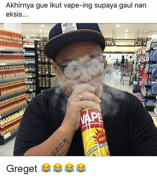 Kasih 13 Meme Ini Buat Temanmu yang Doyan Nge-Vape, Siapa Tahu Bisa Jadi Introspeksi