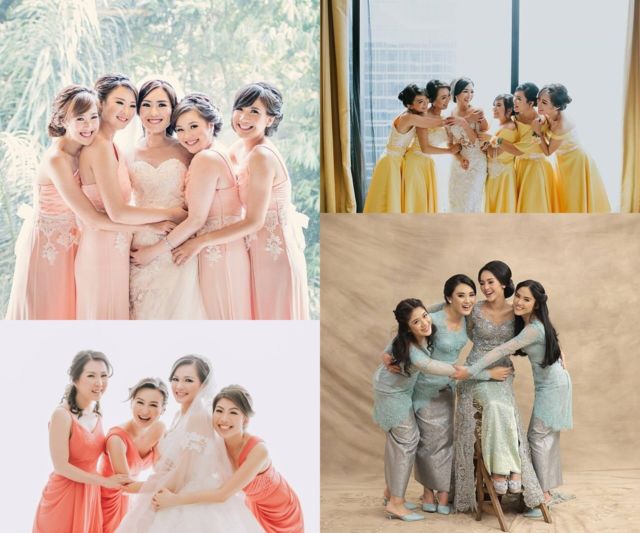 Ide Pose Cantik Saat Foto Bareng Bridesmaids Ini Bisa Kamu Tiru, Demi Album Kenangan Momen Bahagiamu