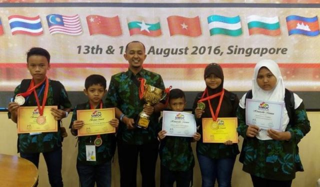 Siswa Madrasah NU Raih Juara Olimpiade Matematika Internasional di Singapura