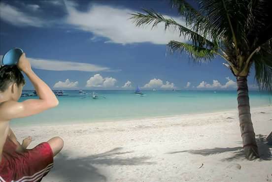 Mimpi Jadi Nyata! Awalnya Cuma Foto Pura-pura di Pulau Borocay, Eh Dibayari Beneran Liburan ke Sana