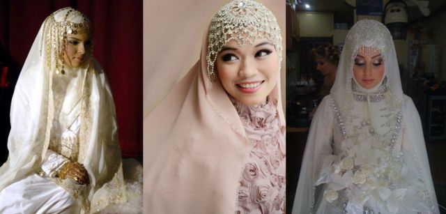 12 Inspirasi Perhiasan Melingkar di Kepala  untuk  Pengantin  