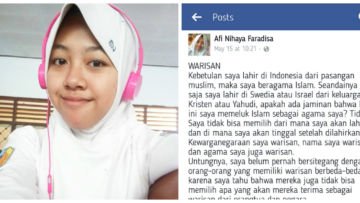 Tulisan Siswi SMA Soal Toleransi Ini Tuai Banyak Pujian. Tapi Oleh Facebook Malah Akunnya Dibekukan