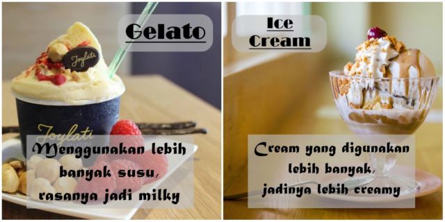 Sering Dikira Sama, Ternyata Ada Bedanya. Biar Nggak Ketipu, Kenali 8 Bedanya Ice Cream & Gelato Ini