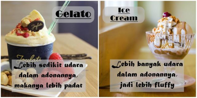 Sering Dikira Sama, Ternyata Ada Bedanya. Biar Nggak Ketipu, Kenali 8 Bedanya Ice Cream & Gelato Ini