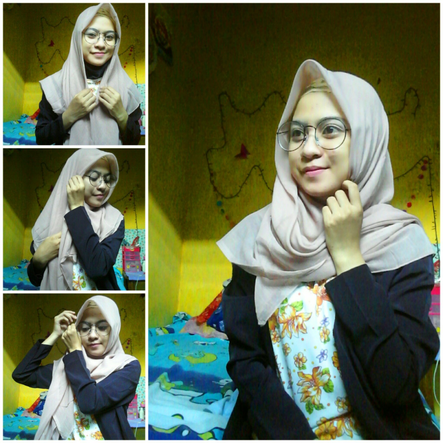 Hijab Segi 4 Simple 1 Cocok untuk Formal Maupun Hang Out