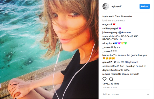 Instagram @taylorswift