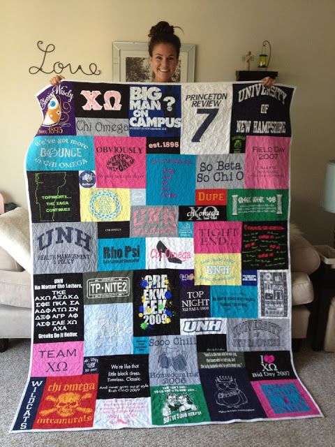 Blanket from T-shirts