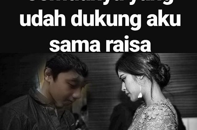 13 Meme Menyambut Hari Patah Hati Nasional: Raisa-Hamish Resmi Bertunangan!