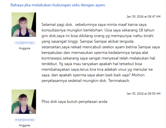 Habis Menyetubuhi Ayam, Cowok Ini Nanyain Efeknya Sama Dokter. Dia Panik, Kita Terheran-heran