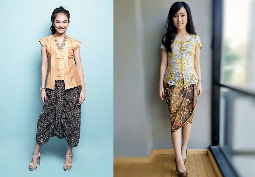 13 Inspirasi Kebaya  Lengan Pendek  untuk Segala Acara 