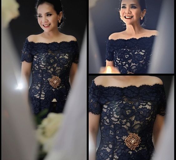 13 Inspirasi Kebaya  Lengan Pendek  untuk Segala Acara 