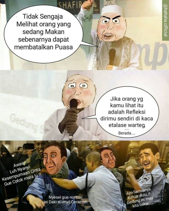 17 Meme Kocak Batal Puasa yang Pasti Bikin Kamu Ngakak, Kecuali Kamu Udah Pernah Ngelakuin Juga :)