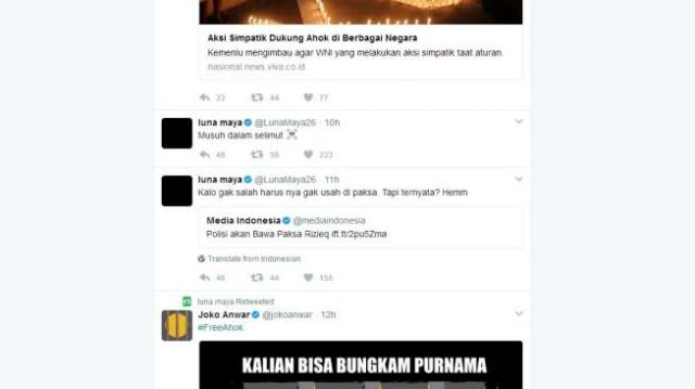 Ada yang Lucu dari Komentar Para Seleb Ini ke Kasus Pornografi Habib Rizieq-Firza, Gregetan!