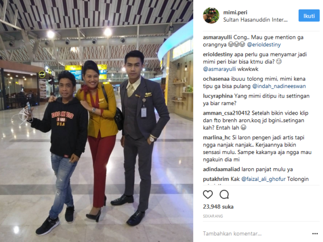 Mimi Peri Terlunta-lunta di Bandara, Wajar Netizen Bilang Aron Ashab Keterlaluan, Cuma Numpang Tenar!