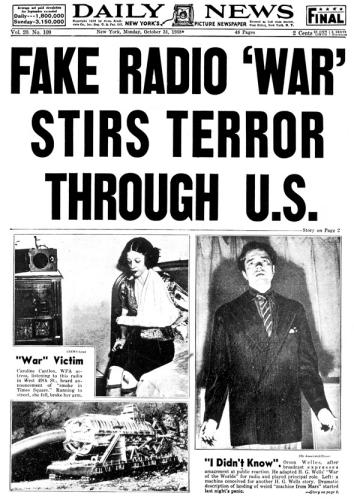 Bukti Bahaya Salah Tangkap Informasi, Kepanikan Massal Terjadi di Amerika 1938