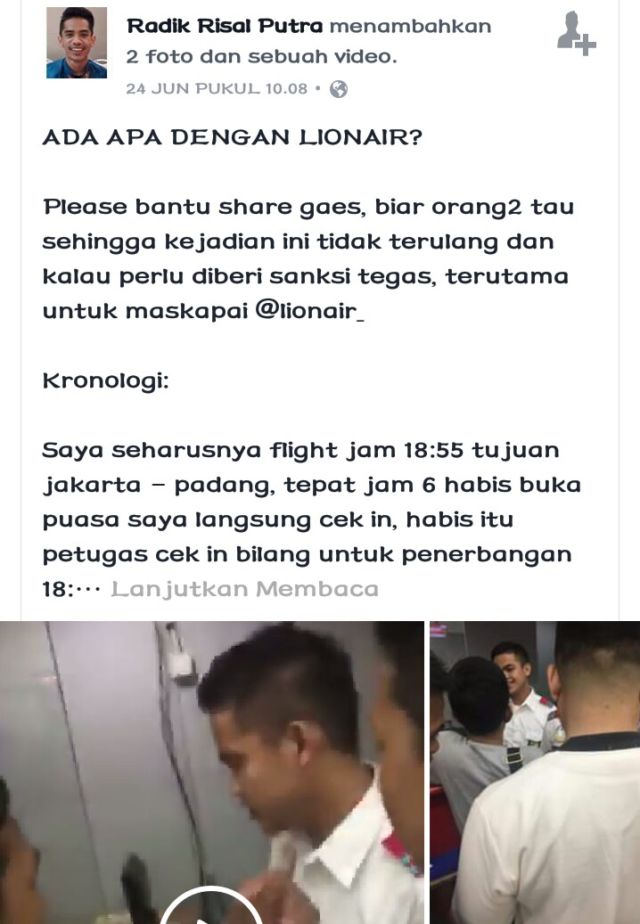 Mudik Lebaran A la Lion Air. Beberapa Penumpang Gagal Mudik Karena Nggak Bisa Check In!