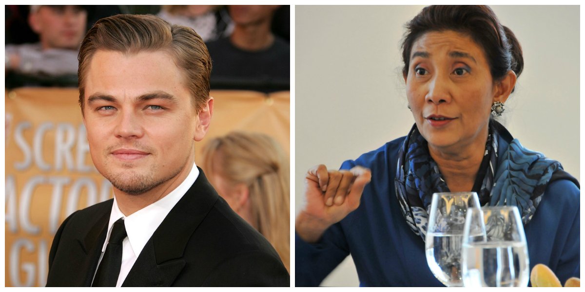 Gara-gara Hal Ini Lho, Leonardo Dicaprio Mengaku Kagum Banget Sama Menteri Susi