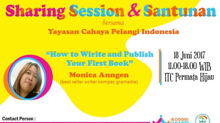 Blogger Sharing Session: How to Write and Publish Your First Book