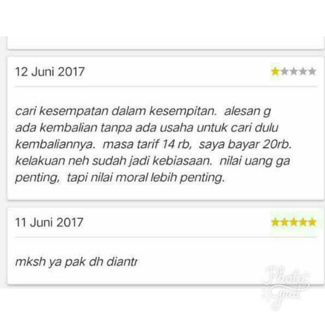 Cuma Masalah Uang 6 Ribu, Sopir Ojek Online Ini Harus Kehilangan Saldo Sebanyak 1 Juta, Malang :(