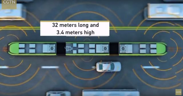 Wow! Tanpa Masinis dan Tidak Butuh Rel, Kereta Hybrid Buatan Cina Ini Bakal Diluncurkan Tahun 2018