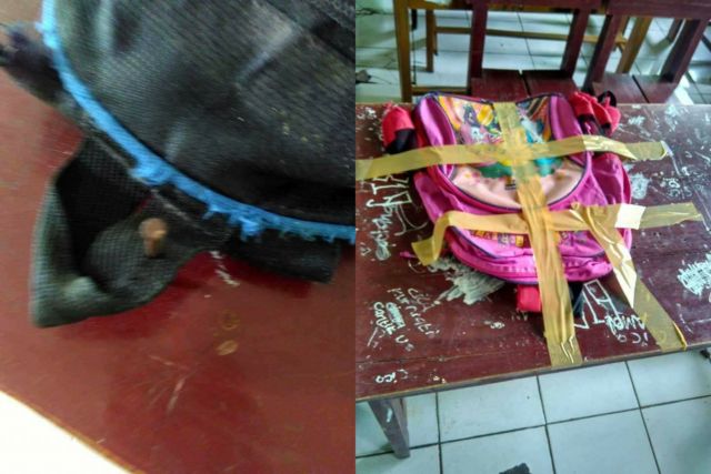 Sekolah Aja Belum Mulai, Tapi Orangtua Murid Udah Berebut Bangku, Sampai Tasnya Dipaku dan Dilakban