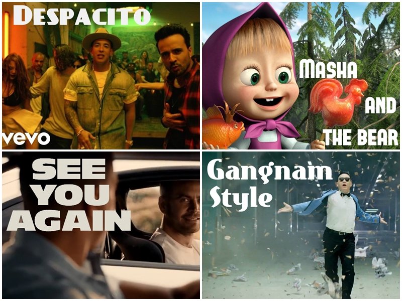 10 Video Youtube Paling Populer dalam Sejarah. Gangnam Style Baru Aja Tergeser dari Posisi Puncak!