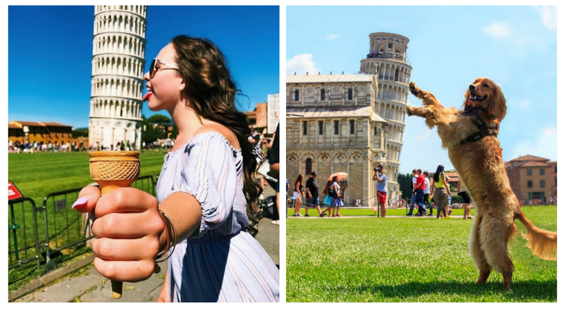 10 Teknik Berfoto di Menara Pisa yang Unik dan Nggak Biasa. Kreatif Sekali Turis-turis Ini!