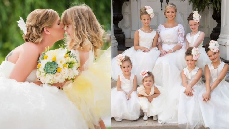 18 Inspirasi Foto Pengantin Wanita Saat Foto Bareng Flower Girl. Momen Uwuwu-nya Dapet Banget!