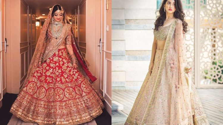 17 Inspirasi Gaun  Pengantin  a la Bollywood untuk 