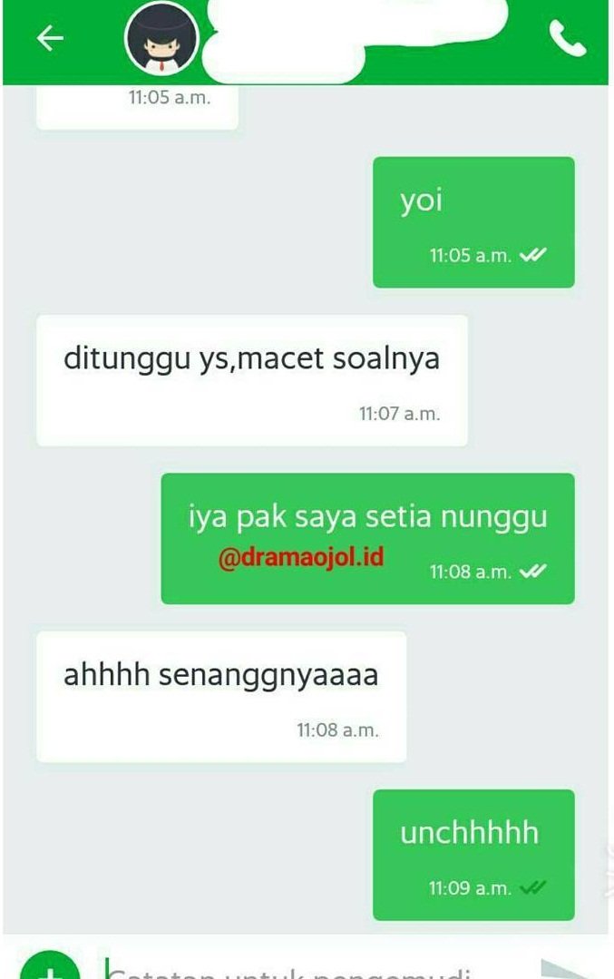 Duh, Begini Jadinya Kalau Driver Ojek Online Bapernya Sampai Dibawa Kerja