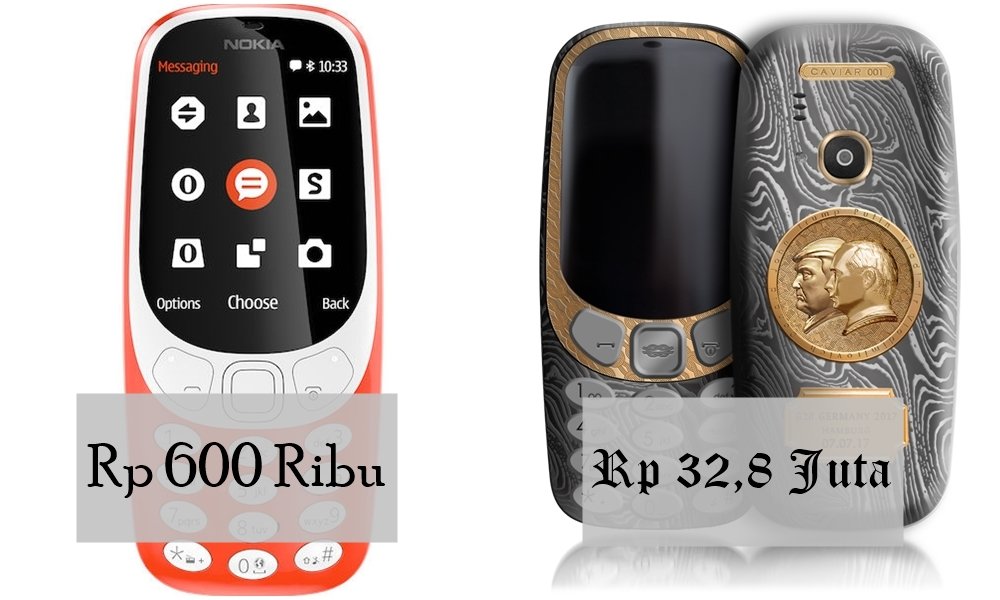 Beda dari Harga Pasaran yang Cuma 600 Ribuan, Nokia 3310 Ini Dijual Sampai 32 Juta! Ini Alasannya