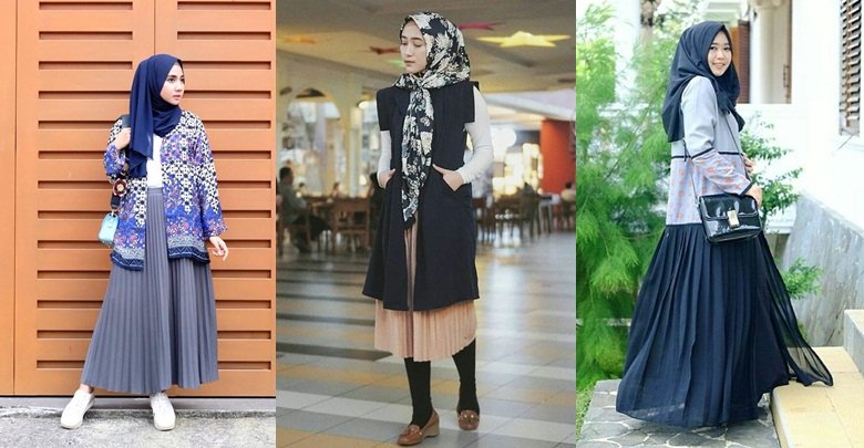 12 Inspirasi Rok Rempel Untukmu yang Berhijab. Inilah Kunci Tampil Menawan dalam Sekejap