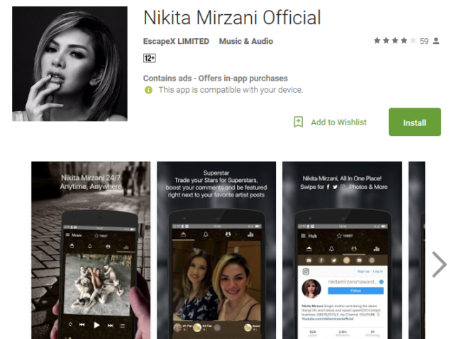 Nikita Mirzani Rilis Aplikasi untuk Smartphone, Netizen Udah Macam-Macam Aja Membayangkan Isinya